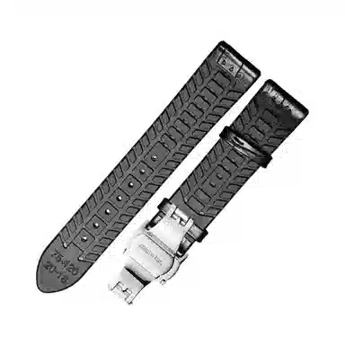 十瑞不怕水不怕汗橡胶真皮手表带男 适用于浪琴积家万国欧米茄天梭肖邦女美度男真皮牛皮手表带通用款男女