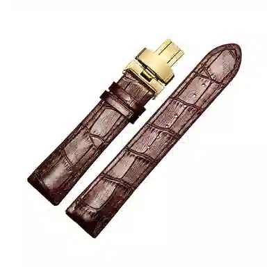 十瑞不怕水不怕汗橡胶真皮手表带男 适用于浪琴积家万国欧米茄天梭肖邦女美度男真皮牛皮手表带通用款男女