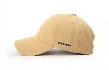 白卷 软顶弯檐百搭字母刺绣 户外遮阳 鸭舌帽 男女同款情侣款