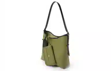 CHARLESKEITH PU Tote BlackGreyOlive
