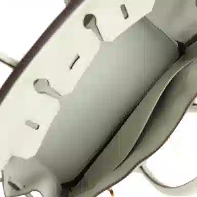 HERMES Birkin 25 Togo 0W Gris Neve