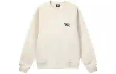 Stussy Basic Back Logo Crewneck Black