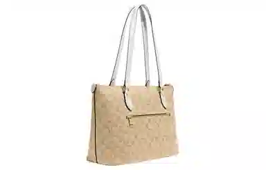 COACH Zip Top Tote 37 Logo Tote