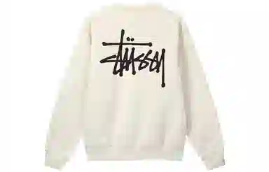 Stussy Basic Back Logo Crewneck Black