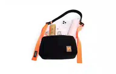 NOXXON Colorblock Nylon Shoulder Bag