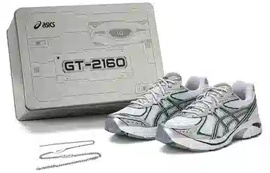 Asics GT-2160 White Silver Green