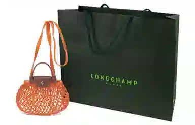 LONGCHAMP Le Pliage Filet 17 Orange