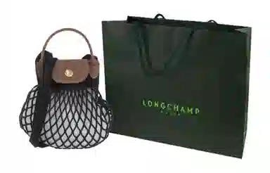 Longchamp Le Pliage Filet 17 Black