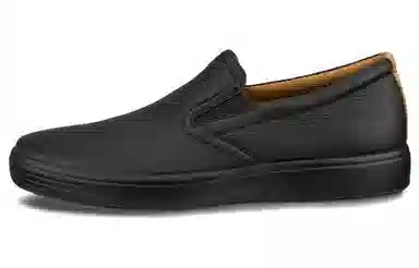 Ecco Casual Leather Shoes Black