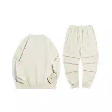 特步 休闲活力长袖针织套装 男女同款