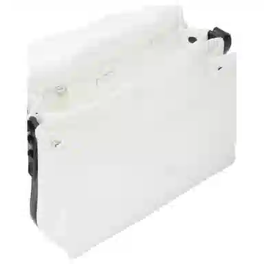 PRADA Cini Re-Nylon Messenger Bag Large White