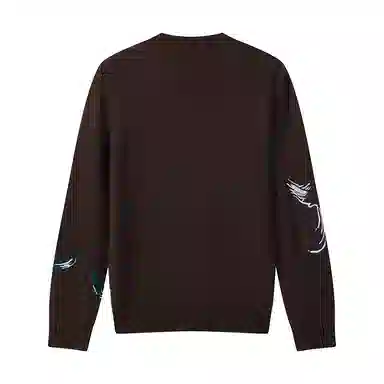 David Naman Patchwork Crewneck Sweater