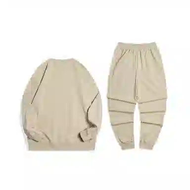 特步 休闲活力长袖针织套装 男女同款