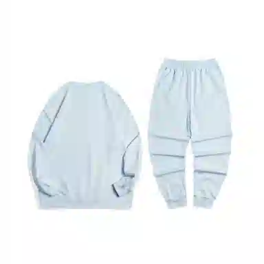 特步 休闲活力长袖针织套装 男女同款