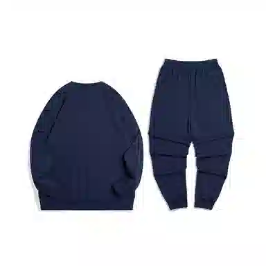 特步 休闲活力长袖针织套装 男女同款