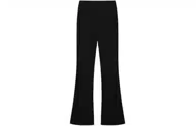 帝狼牛 纯色高腰显瘦修身微喇休闲裤 女款