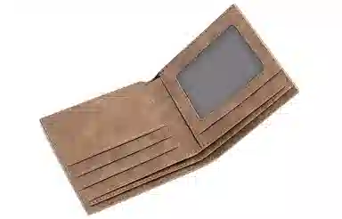 马莎兰缇 短款多功能多卡位商务休闲大容量 合成革 卡包钱包 男款 灰色/啡色