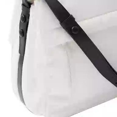 PRADA Cini Re-Nylon Messenger Bag Large White