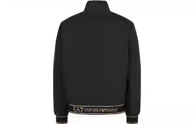 Emporio Armani EA7 FW23 Black Bomber Jacket