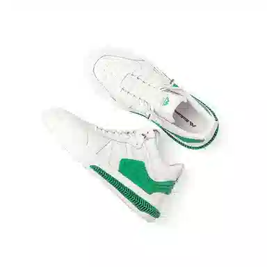 哥仑步 厚底轻便休闲舒适 中帮 板鞋 男款 白绿