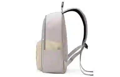 马莎兰缇 学生潮流通勤休闲大容量简约耐磨防泼水 尼龙布 电脑包书包背包双肩包 大号 男女同款情侣款 灰色