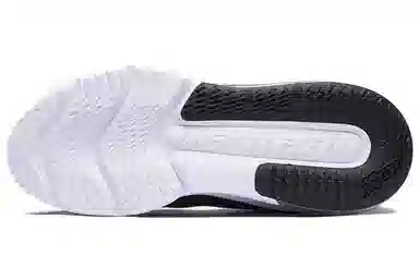 特步 舒适轻便 减震防滑耐磨 低帮 跑步鞋 男款 黑色