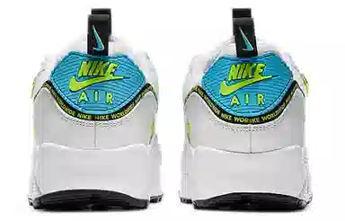 Nike Air Max 90 SE Worldwide White Blue Yellow