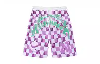 FireMonkey Digital Letter Sleeveless Top & Basketball Shorts Set Magenta