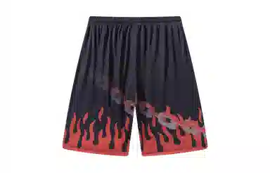 FireMonkey Flame Basketball Shorts Black