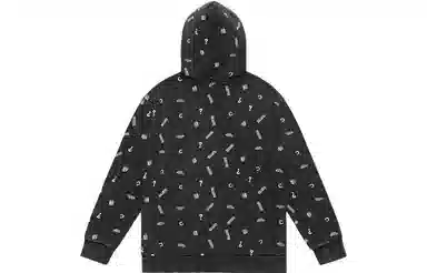 CLOT x GUESS Logo Hoodie Black