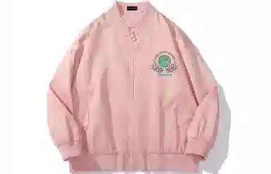 木村三社 珍惜印花宽松棒球服 男女同款