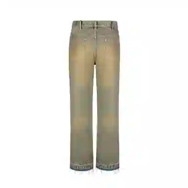 The Last Redemption Vintage Straight Jeans Rust