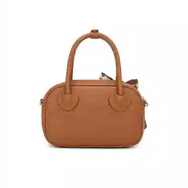 稻草人 可爱爱心 聚氨酯 手提包手拎包单肩斜挎包 女款 米白/粉红/棕色