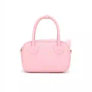 稻草人 可爱爱心 聚氨酯 手提包手拎包单肩斜挎包 女款 米白/粉红/棕色