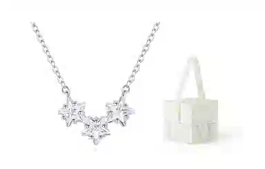 饰伴 小星星项链 一颗一颗亮晶晶轻奢小众 轻奢项链 小众锁骨链 女款