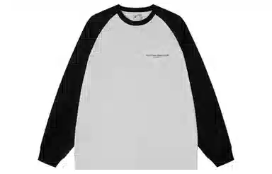 Atry Slogan Series Raglan Long Sleeve Tee