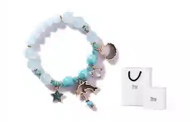 饰伴 为爱而生系列 海洋之星可调节 陶瓷 水晶 手链 女款