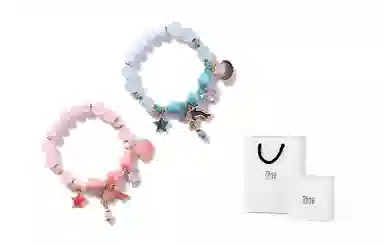饰伴 为爱而生系列 海洋之星可调节 陶瓷 水晶 手链 女款