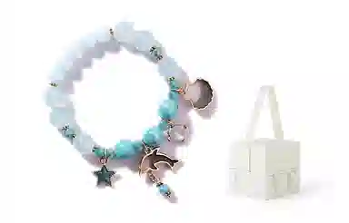 饰伴 为爱而生系列 海洋之星可调节 陶瓷 水晶 手链 女款