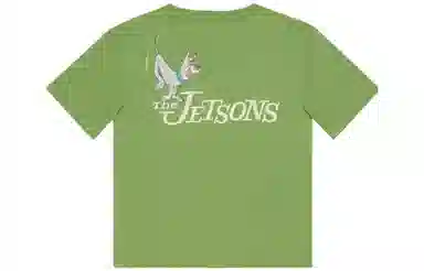 Gucci Kids SS23 Logo Cartoon Print T-Shirt Green