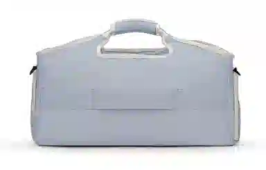 轻骑者 潮流大容量运动健身游泳便携旅游外出露营内置干湿分离独立鞋仓 织物 旅行包斜挎包健身包 大号 男女同款情侣款 米白