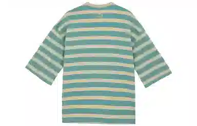 PUMA Striped Crewneck Tee Blue