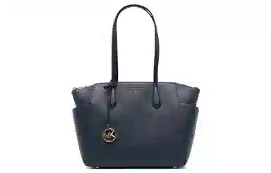 Michael Kors Leather Shoulder Bag Blue