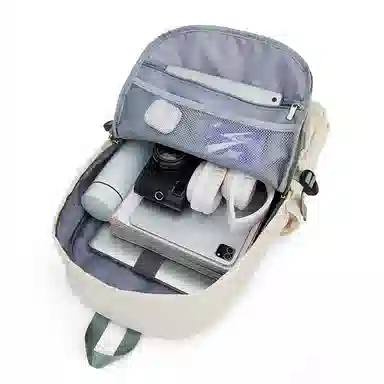 Qingqizhe Backpack White Green