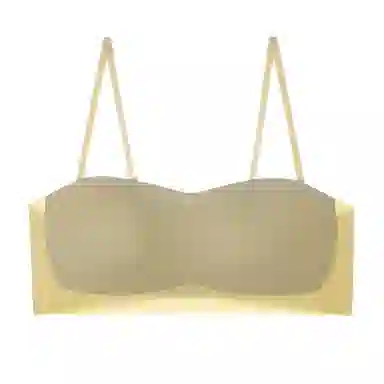 内在密码 无肩带内衣无痕隐形果冻条薄款美背抹胸