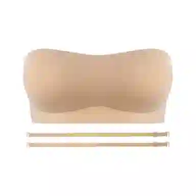 内在密码 无肩带内衣无痕隐形果冻条薄款美背抹胸