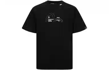 EVISU AW23 Logo Print Crewneck T-Shirt