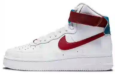 Nike Air Force 1 High White Red Green
