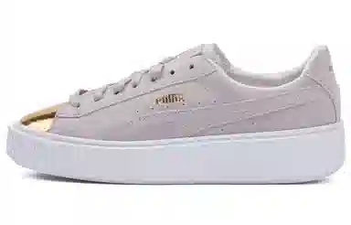 PUMA Suede Platform Gold