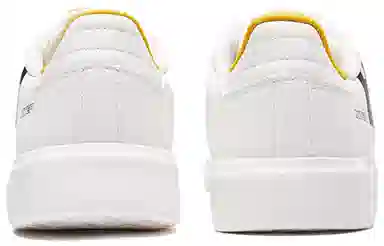 特步 时尚字母 低帮 板鞋 女款 白色